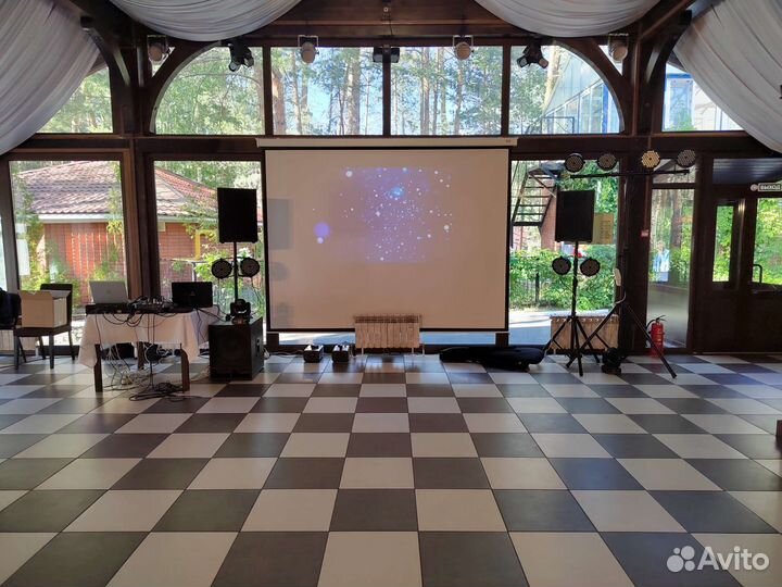 Прокат Аренда звука, света, проектор, дым-машина