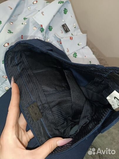 Брюки тёмно-синие 116 размер для мальчика