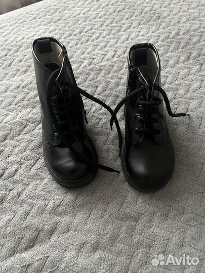 Итальянские кожаные ботинки для девочки 24