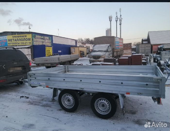 Прицеп двухосный мзса 817738.001