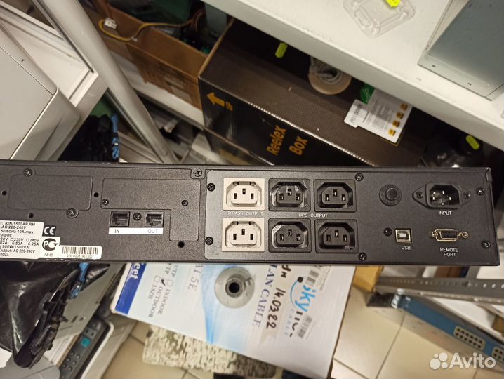 Ибп powercom King KIN-1500AP RM