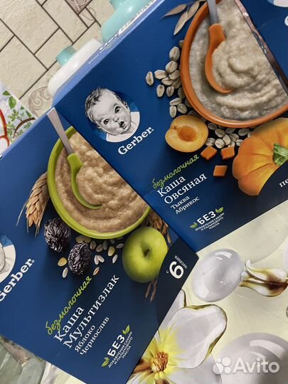 Детские каши безмолочные