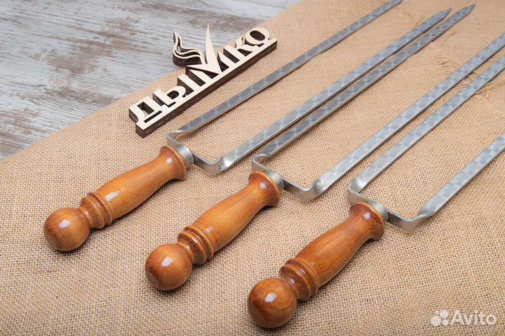 Двойной шампур-вилка 