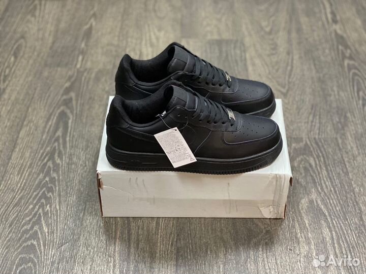 Кроссовки Nike Air Force 1 Black (36-45)