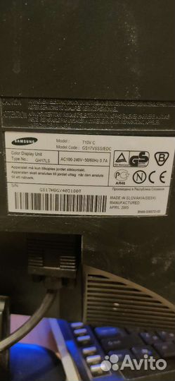 Монитор samsung 17