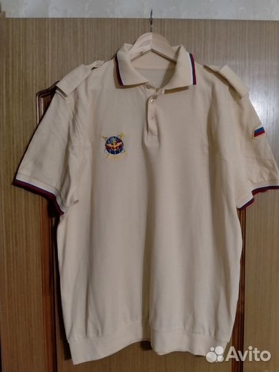 Вмф Уставная футболка поло нцу (кремовая)