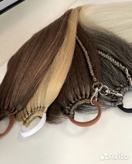 Хвостики на резинке под заказ