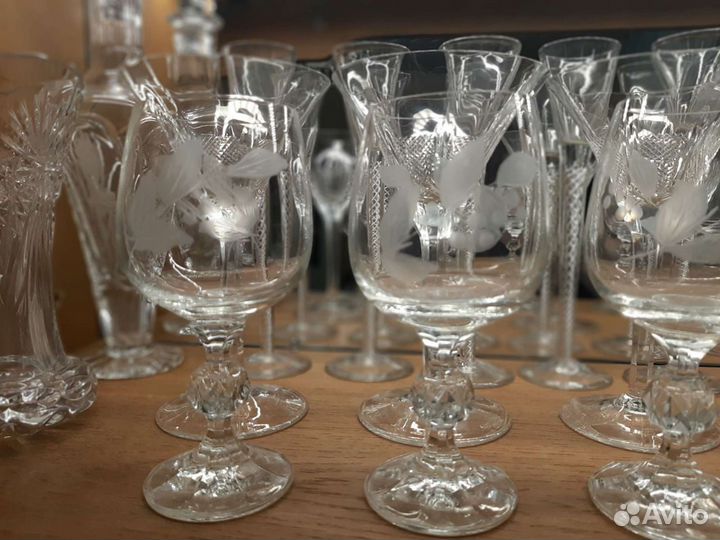 Бокалы для вина винтаж Чехословакия