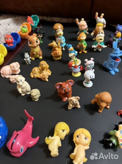 Игрушки из Киндер сюрприза 90-х:Животные,единички