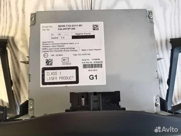 Головное устройство (магнитола) Honda CR-V 4