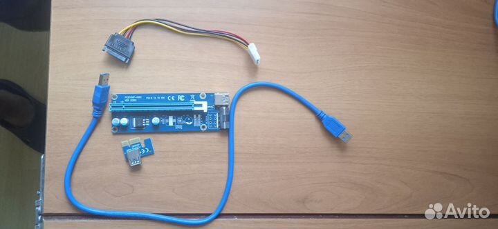 Райзера для видеокарт PCI-E, переходники