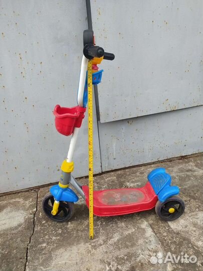 Самокат детский трехколесный бу