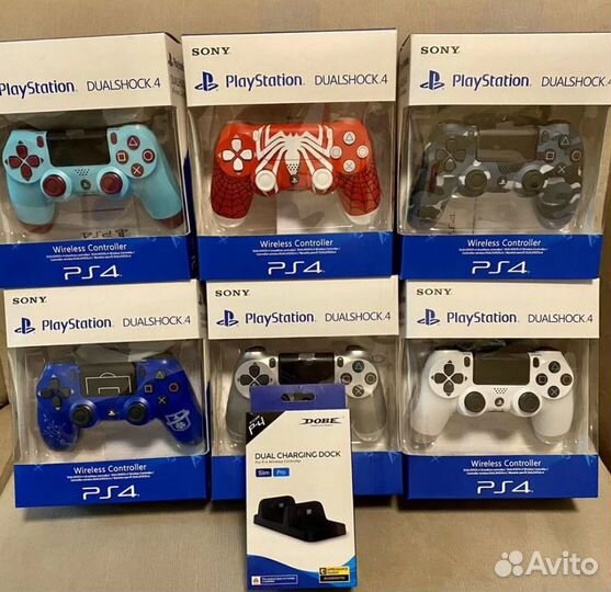 Джойстики Dualshock 4 / Геймпад PS4 + кабель