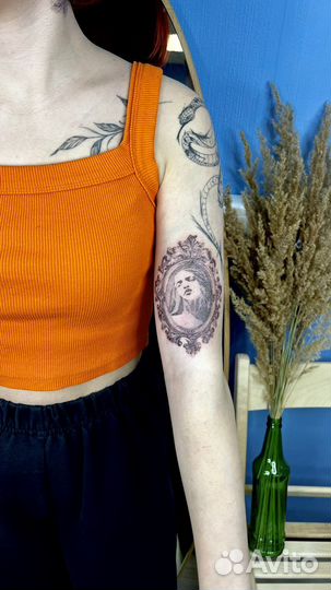 Тату/татуировка/тату-мастер/микрореализм/дотворк