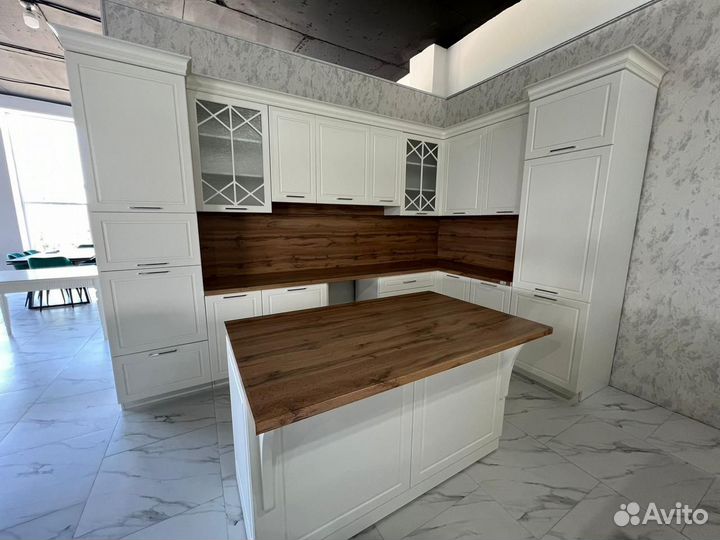 Кухонный гарнитур Кристалл 360/210 см