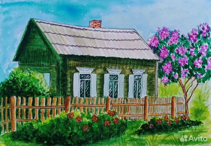 Картина акварелью