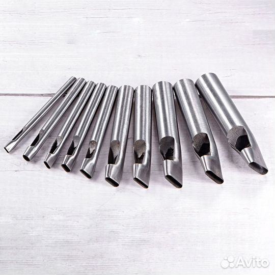 Пробойник для кожи щелевидный 7х4 мм