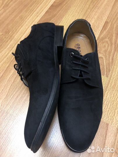 Обувь мужская замша