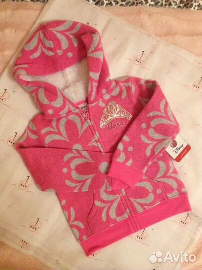 Теплая кофта для девочки Disney от Jumping beans