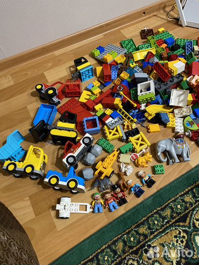 Lego duplo много лего