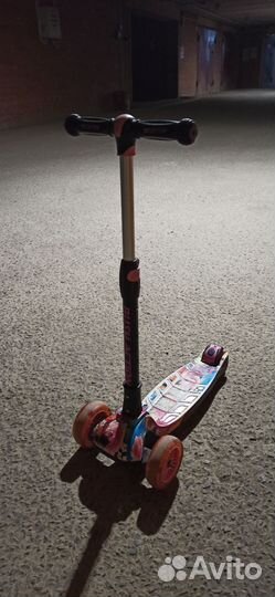 Самокат детский трехколесный складной
