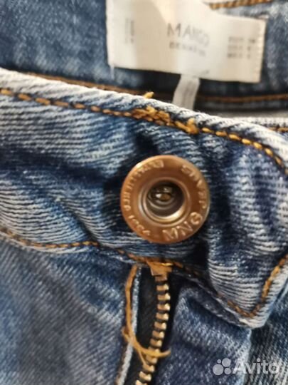 Джинсы бойфренды mango. Длина изделия 91 см