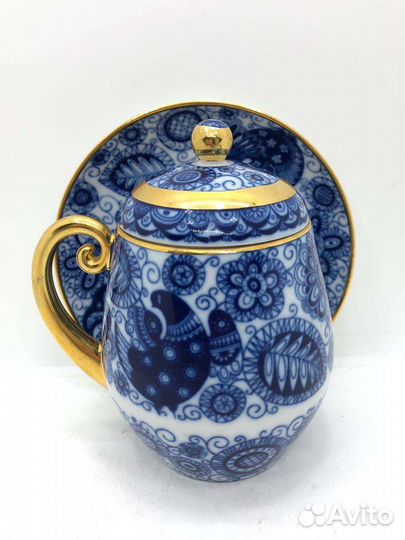 Редкий чайный бокал лфз Жар птица