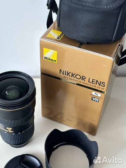 Объектив nikon 24-70 VR