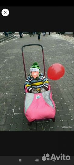 Санки и самокат