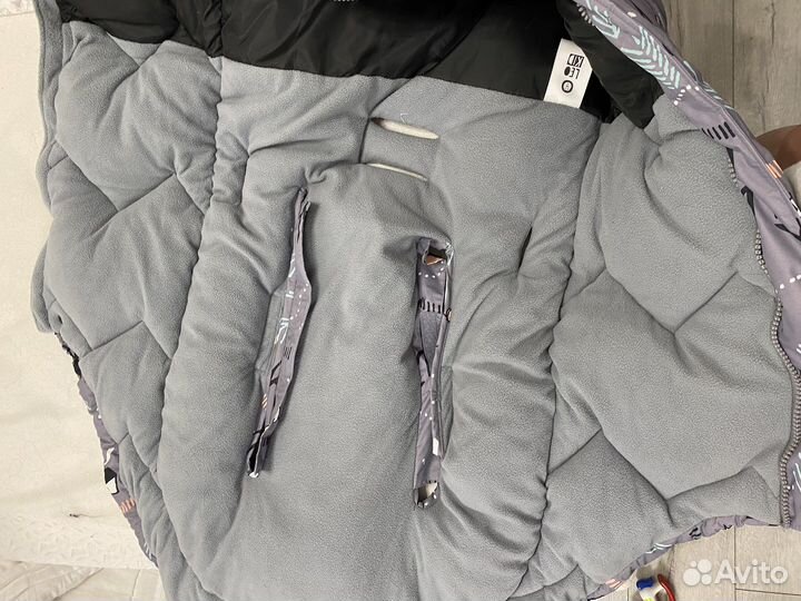 Зимний конверт в коляску leokid