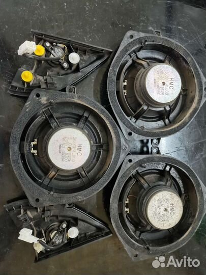 Колонки, накладка hyundai solaris 1