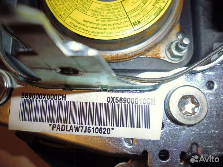 Подушка безопасности в руль Hyundai i10