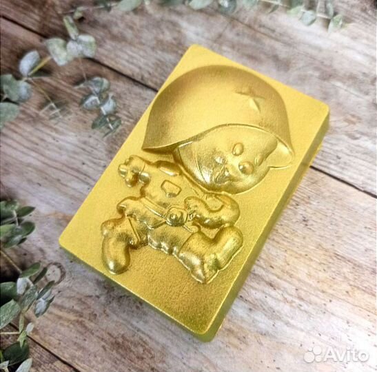 Мыло ручной работы мужское на 9 мая подарок