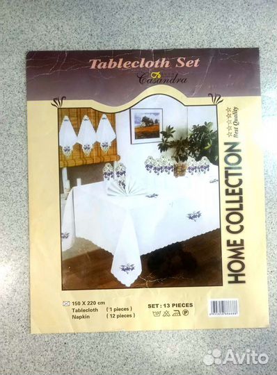 Скатерть с салфетками