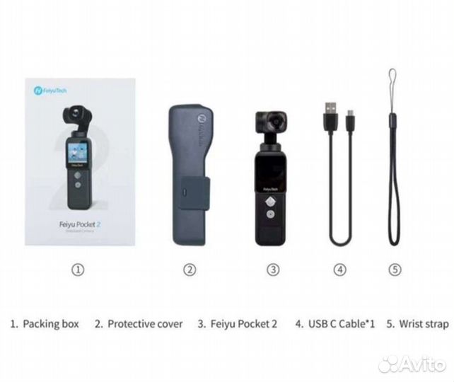 Экшн камера FeiYu pocket 2 новая