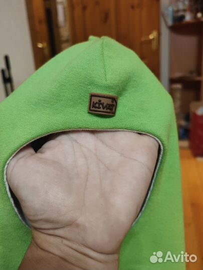 Шапочка шлем детская Kivat р.2 Финляндия хлопок