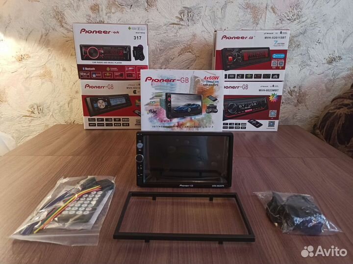 Автомагнитола pionerr 1дин с 7 дюймовым экраном
