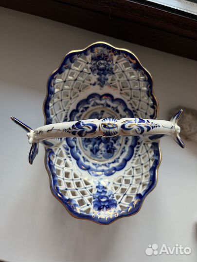 Конфетница Гжель