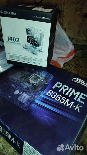 Процессор i5 9400f с материнской платой и куллером