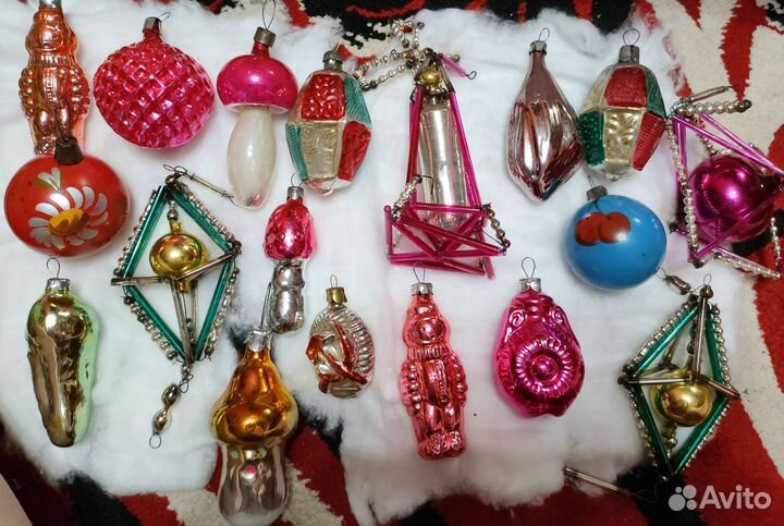 Ёлочные игрушки СССР