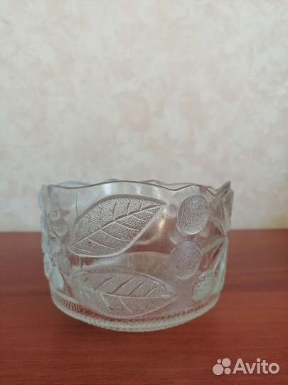 Хрустальная ваза конфетница СССР