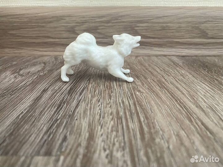 Собака, пес, игрушка колкий пластик СССР коллекция