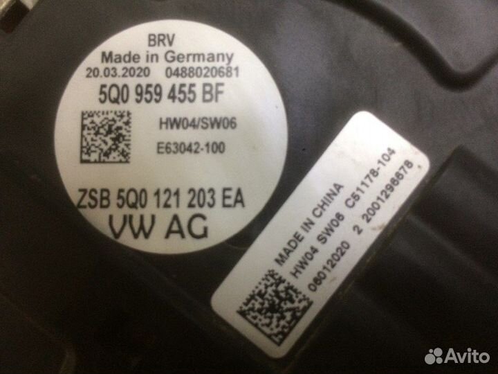 Вентилятор радиатора Volkswagen Tiguan 2 2016