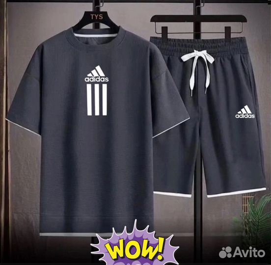 Костюм шорты и футболка adidas