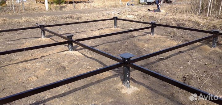 Фундамент на винтовых сваях Винтовые сваи под ключ