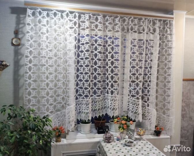 Тюль для кухни новая
