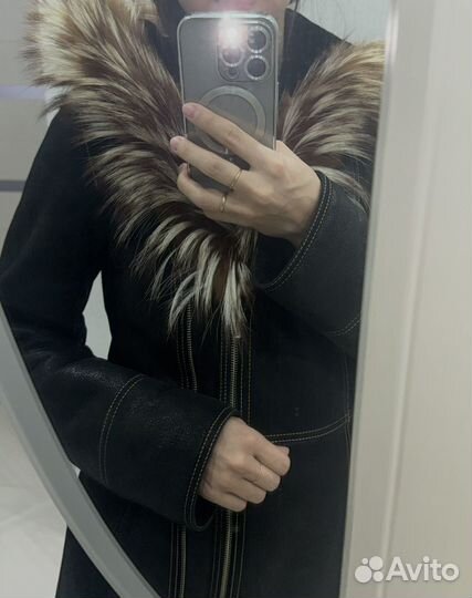 Дубленка натуральная женская 42 44