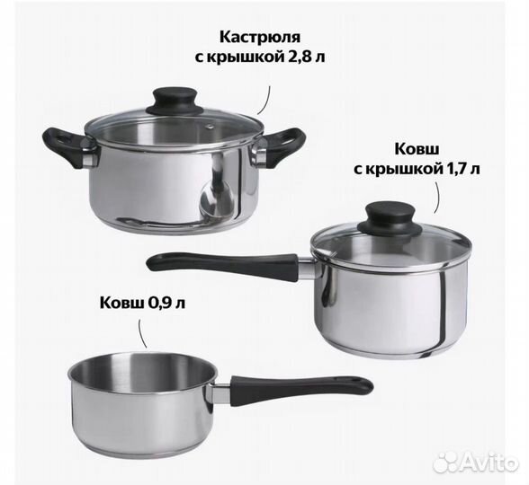 Набор посуды IKEA аннонс