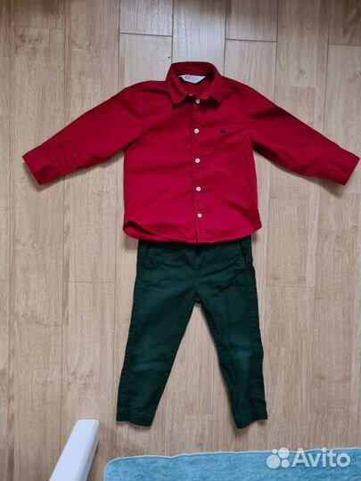 Рубашка и брюки на мальчика 98