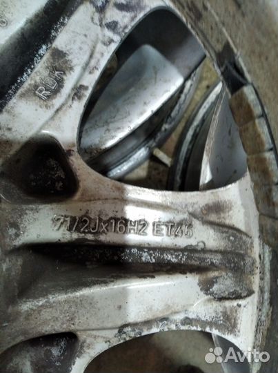Литые диски r16 на mercedes бу